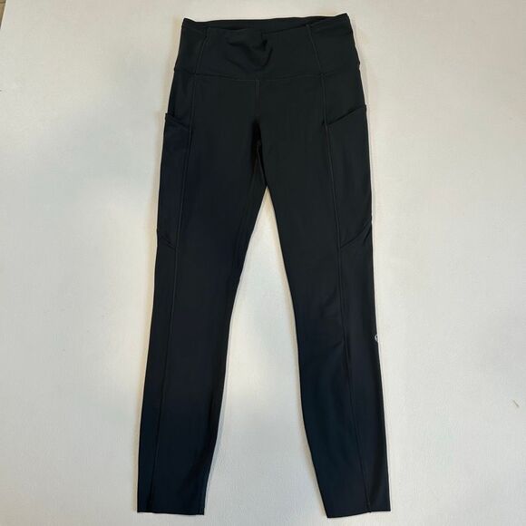Lululemon Fast and Free High-Rise Tight 28” Black Size 6 | Nulux Running Legging - Picture 2 of 5